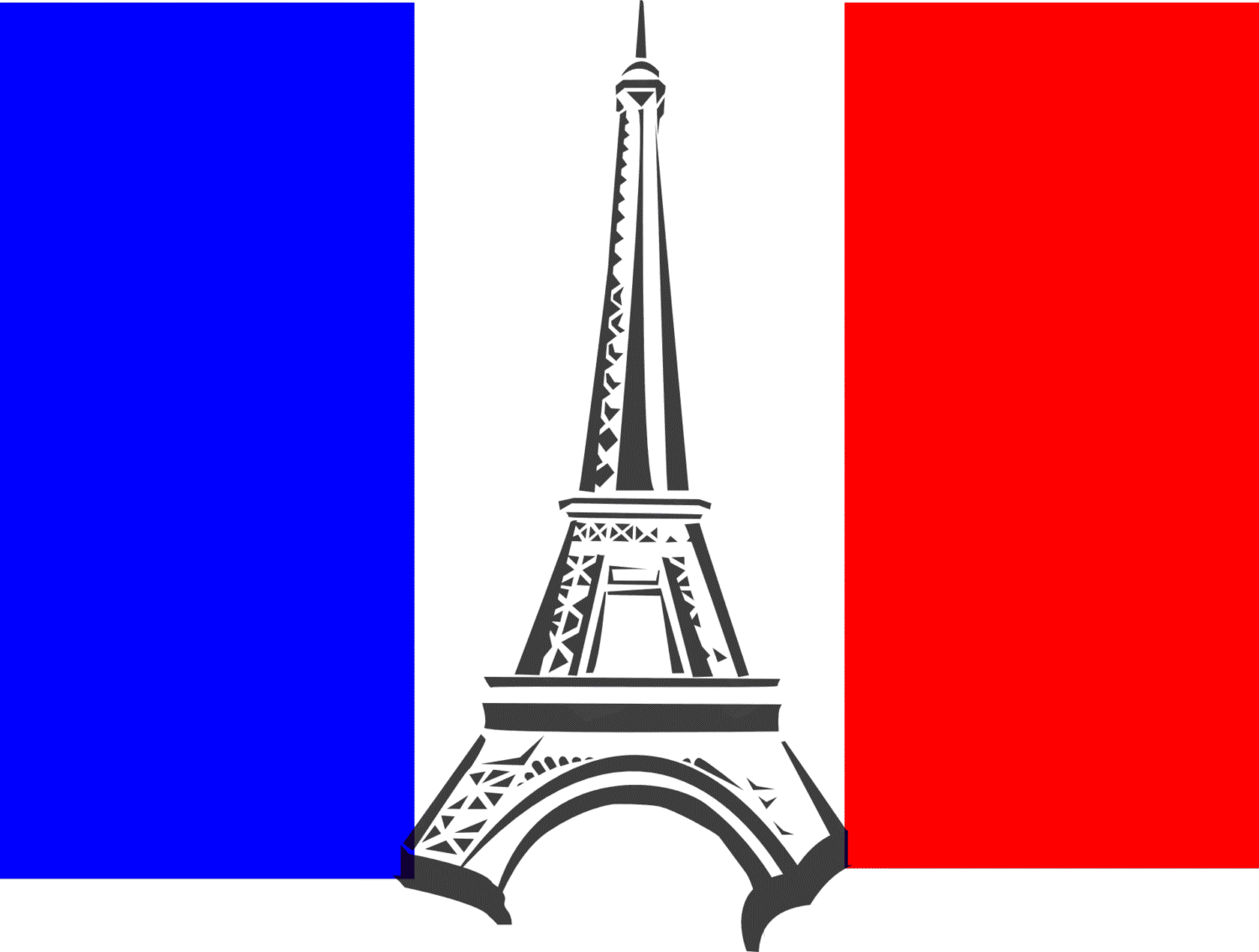 French Flag and Eiffel Tower French Flag and Eiffel Tower