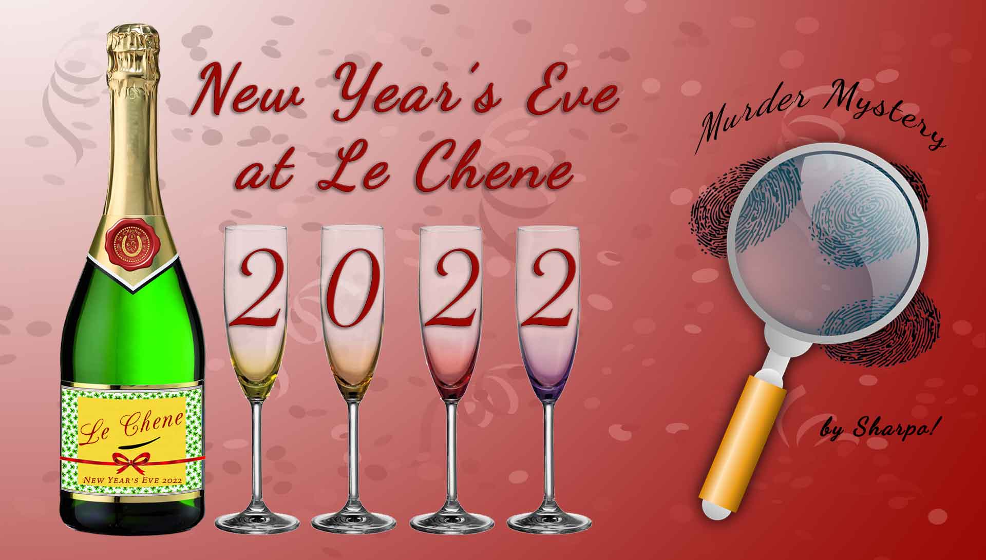 Le Chene New Year's Eve 2022 Murder Mystery Event Image