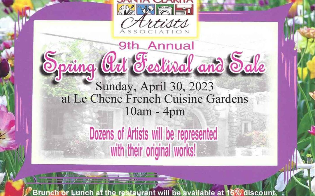 2023 Santa Clarita Spring Art Festival at Le Chene