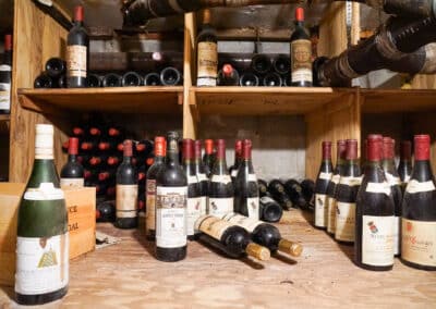 Bottles In Le Chene's Wine Cellar