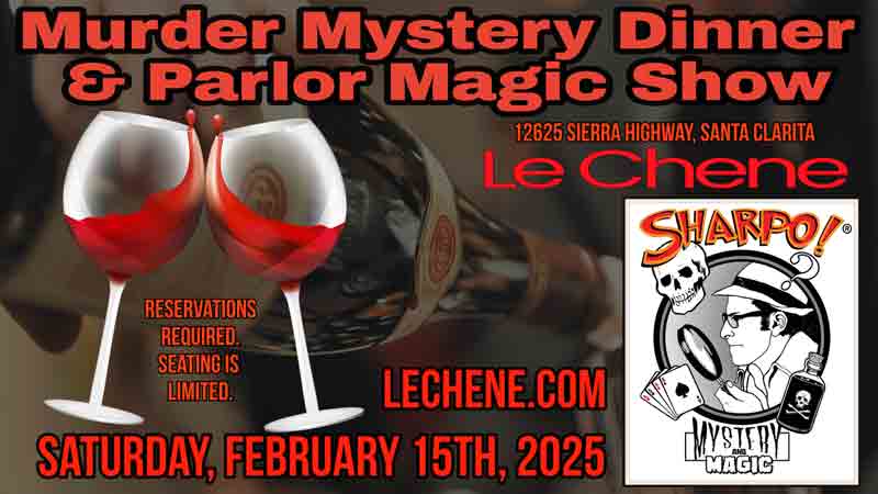 Sharpo---2025-Valentine's-Day-Murder-Mystery-and-Magic-Event-Image